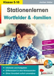 Cover von Stationenlernen Wortfelder und Wortfamilien