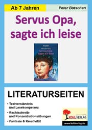 Cover von Servus Opa, sagte ich leise - Literaturseiten