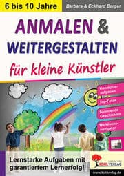 Cover von Anmalen und weitergestalten für kleine Künstler
