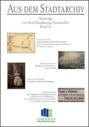 Cover von Aus dem Stadtarchiv. Vorträge zur Bad Homburger Geschichte, Band 33