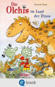 Cover von Die Olchis im Land der Dinos