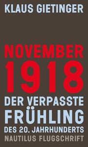 Cover von November 1918
