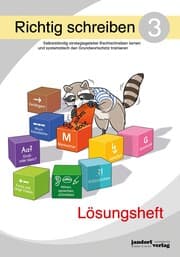 Cover von Richtig schreiben 3 (Lösungsheft)