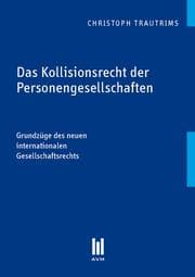 Cover von Das Kollisionsrecht der Personengesellschaften