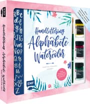 Cover von Handlettering Alphabete Watercolor - Das Starter-Set