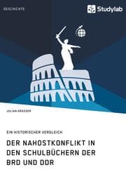 Cover von Der Nahostkonflikt in den Schulbüchern der BRD und DDR