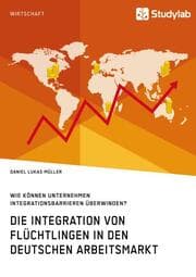 Cover von Die Integration von Flüchtlingen in den deutschen Arbeitsmarkt. Wie können Unternehmen Integrationsbarrieren überwinden?