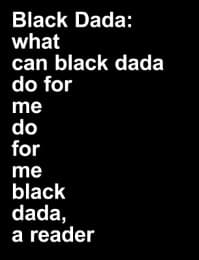 Cover von Adam Pendleton. Black Dada Reader