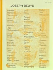 Cover von Joseph Beuys. Denken. Handeln. Vermitteln / Think. Act. Convey