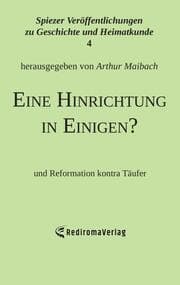 Cover von Eine Hinrichtung in Einigen?