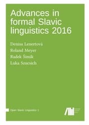 Cover von Advances in formal Slavic linguistics 2016