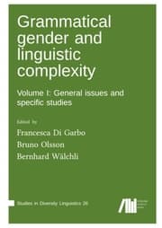 Cover von Grammatical gender and linguistic complexity I