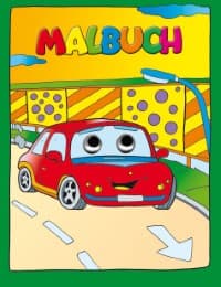 Cover von Kulleraugenmalbuch - Auto