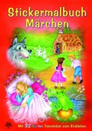Cover von Stickermalbuch Märchen