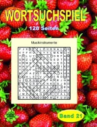 Cover von Wortsuchspiel - Musikinstrumente