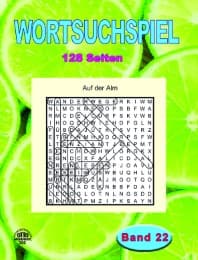Cover von Wortsuchspiel - Auf der Alm