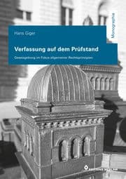 Cover von Verfassung auf dem Prüfstand