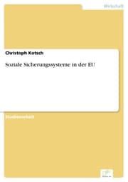 Cover von Soziale Sicherungssysteme in der EU