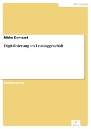 Cover von Digitalisierung im Leasinggeschäft
