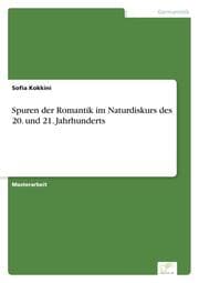Cover von Spuren der Romantik im Naturdiskurs des 20. und 21. Jahrhunderts