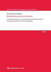 Cover von Redlichkeitsschutz im Erbrecht
