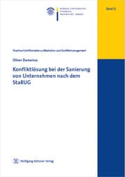 Cover von Konfliktlösung bei der Sanierung von Unternehmen nach dem StaRUG