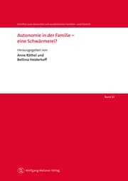 Cover von Autonomie in der Familie - eine Schwärmerei?