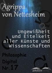 Cover von Ungewißheit und Eitelkeit aller Künste und Wissenschaften