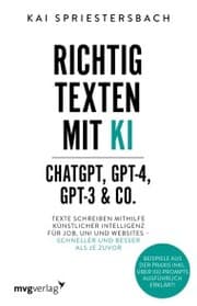 Cover von Richtig texten mit KI - ChatGPT, GPT-4, GPT-3 & Co.