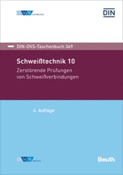 Cover von DIN-DVS Taschenbuch 369 Zerstörende Prüfungen von Schweißverbindungen