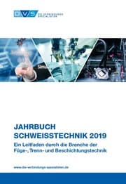 Cover von Jahrbuch Schweißtechnik 2019