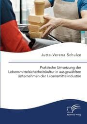 Cover von Praktische Umsetzung der Lebensmittelsicherheitskultur in ausgewählten Unternehmen der Lebensmittelindustrie