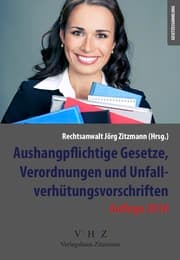 Cover von Aushangpflichtige Gesetze, Verordnungen und Unfallverhütungsvorschriften