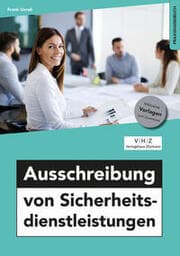 Cover von Ausschreibung von Sicherheitsdienstleistungen