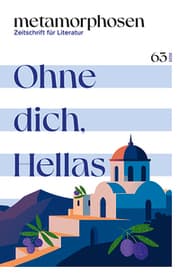 Cover von metamorphosen. Zeitschrift für Literatur