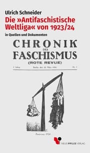 Cover von Die »Antifaschistische Weltliga« von 1923/24