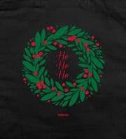 Cover von Stofftasche 'Ho Ho Ho' schwarz