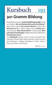 Cover von Kursbuch 193