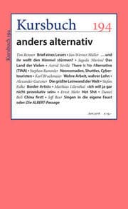 Cover von Kursbuch 194