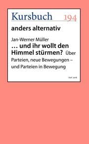 Cover von . und ihr wollt den Himmel stürmen?