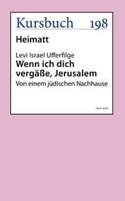 Cover von Wenn ich dich vergäße, Jerusalem