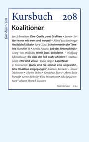 Cover von Kursbuch 208