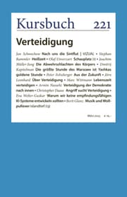 Cover von Kursbuch 221