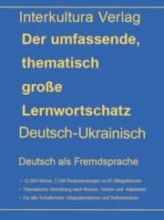 Cover von interkultura Umfassender thematischer Großlernwortschatz - Deutsch-Ukrainisch