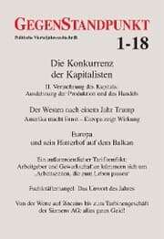 Cover von GegenStandpunkt 1-18