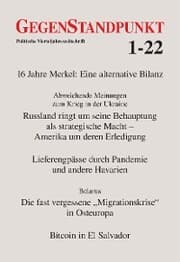 Cover von GegenStandpunkt 1-22