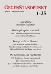 Cover von GegenStandpunkt 1-25