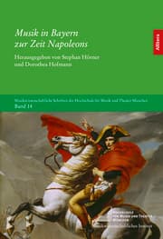 Cover von Musik in Bayern zur Zeit Napoleons