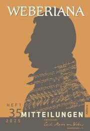 Cover von Weberiana 35