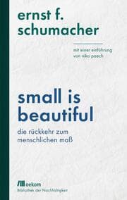 Cover von Small is beautiful